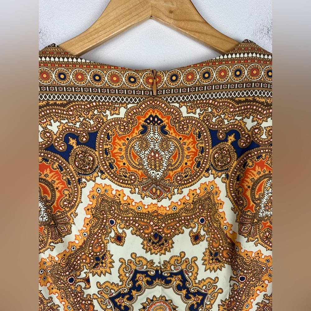 J MCLAUGHLIN Sophia Catalina Cloth Paisley Sleeveless Midi Dress Women’s Sz S - Picture 6 of 9
